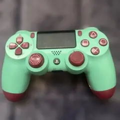 ジャンクPS4コントローラー ミントグリーン/ワインレッド