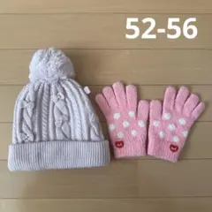 MIKI HOUSE ミキハウス　ニット帽＋手袋　セット売り