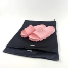【美品】PRADA プラダ スポーツサンダル ラバーサンダル スライドサンダル
