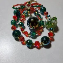 手作りビーズストラップアクセサリー