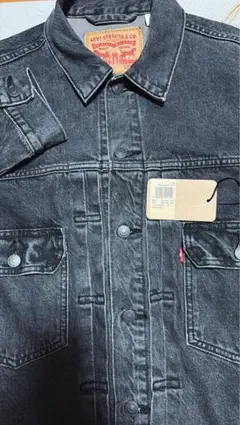 Levi's ブラック デニムジャケット M 先染め