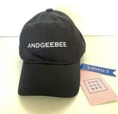 【新品タグ付き】ANDGEEBEE キャップ ブラック
