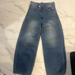 classicalelfブルーワイドレッグデニム