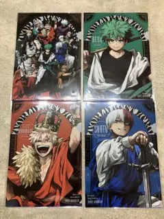 最強ジャンプ 僕のヒーローアカデミア ヒロアカ クリアファイル 4種 コンプ