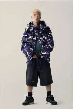 GLITCH WOODLAND CAMO SNOWBOARD JACKETのサムネイル