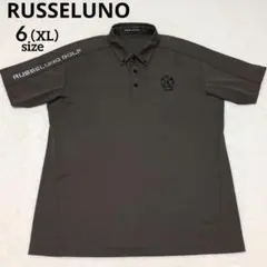 美品♡ラッセルノ ルチャマスク総柄 ポロシャツ XLサイズ 濃紺×ピンク