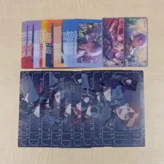 ❶プロセカ あんスタコラボ クリアエピカ 箔押し チケット風カード 36枚