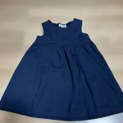 Ange D'argot ネイビー ワンピース 100 着丈44cm