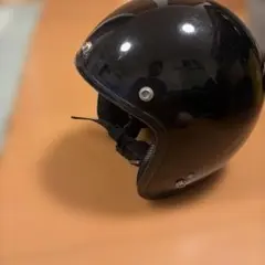 ジェットヘルメット ブラック ブルーシールド付き訳あり