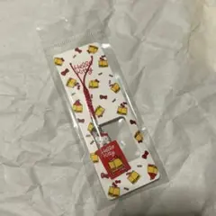 ハローキティ 根付けストラップ 赤　ハローキティ展