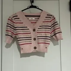 セパレートセットアップボーダーニットワンピ