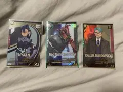 アーセナルベース　ニャアン、シャリア・ブル、赤いガンダム