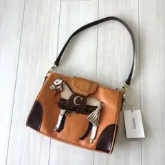 タグ付き lapalett ラパレット 馬モチーフ ショルダーバッグ