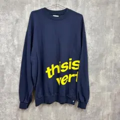2026年最新】thisisneverthat カラー：ネイビー系 メンズ トレーナー