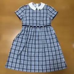 familiar チェック柄ワンピース 160