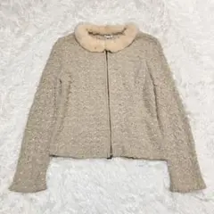 FOXEY フォクシー ミンクファー ミンク ジャケット ボレロ 42 FOXEY 42 ミンク襟 ボレロジャケット - メルカリ