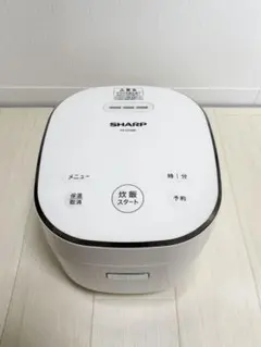 【美品】2024年製　SHARP 炊飯器 KS-CF05B 3合炊きのサムネイル