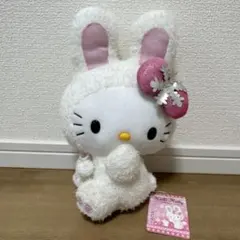 希少 ハローキティ 北海道限定 ぬいぐるみ 雪うさぎ ウサギコスチューム