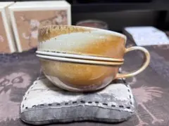 柴焼 裸焼 中白泥 コーヒーカップ｜唯一無二の火の景色