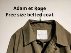 アダムエロペ　ベルテッドコート　Adam et Rope