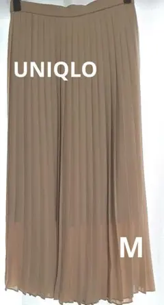 UNIQLO ベージュ プリーツスカート M