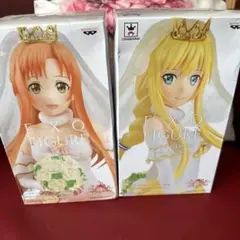 ソードアートオンライン￼　アスナ&アリスフィギュア