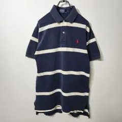 RALPH LAUREN　ナイガイ製　ヴィンテージ　ボーダー　ポロシャツ　M