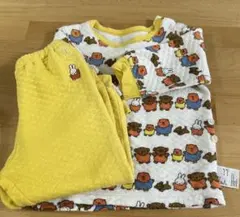 ユニクロ　キルトパジャマ　ミッフィー　90