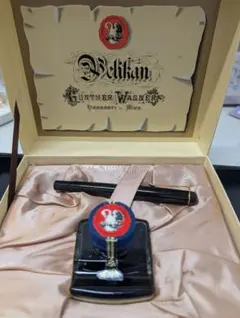 ペリカンみたいな万年筆 舶来品？ 金属製胴軸 - メルカリ