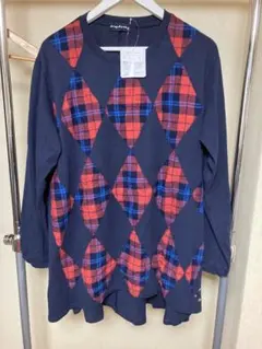 ドラッグストアーズ パッチワーク薄手トレーナーチュニックＦ新品タグ付き