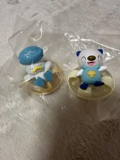 ポケモン ぎらぎらサンシャインフィギュア カプセルトイ クワッス　ミジュマル