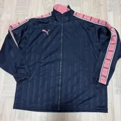 Puma ジップアップジャケット ネイビー/ピンク