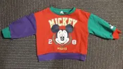 チマジロ　ミッキー　ミコリッド　トップス　90 　しまむら　トレーナー