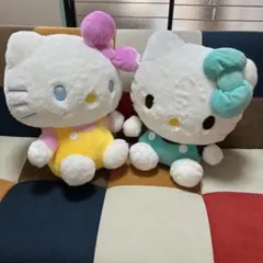 ハローキティ ぬいぐるみ ビッグ 2体セット