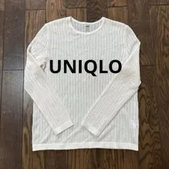 美品！UNIQLO (ユニクロ) メッシュシアートップスのサムネイル