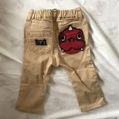 パ*ダ様 BITZ 恐竜刺繍 ベージュパンツ 80のサムネイル