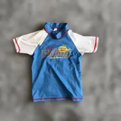 ラッシュガード キッズ 半袖ストレッチ素材 水着 UVブロック 日焼け防止