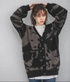 JEANASIS ジーナシス＊5GFoggyキモウVカーディガン
