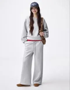 GU パフスウェットバギーパンツ