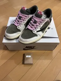 ★27.5★TravisScott AirJordan1Low リバースオリーブ
