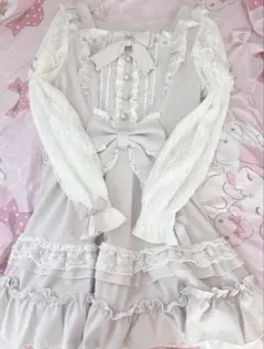 ‪‪❤︎‬‪‪LIZLISA リズリサ ティアラリボンティアードワンピース‪‪❤︎‬