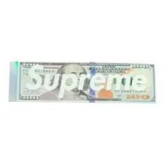 Supreme 100ドル札風デザイン 2枚セット - メルカリ