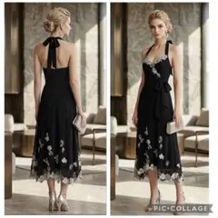 新品BCBG MAXAZRIA ホルターネック レース ワンピース ドレス61のサムネイル
