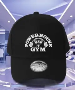 【新品　未使用】POWERHOUSE GYM ブラックキャップ