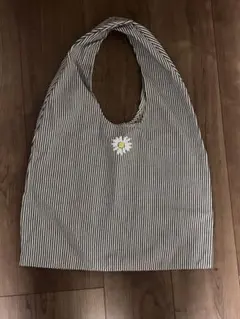 ストライプ柄トートバッグ　デイジー