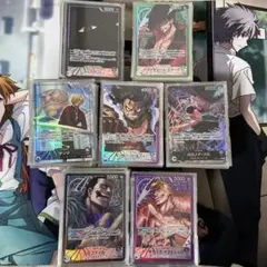 ワンピースカード　デッキ7種　パラレル　超大量　各デッキパーツ・おまけ付き