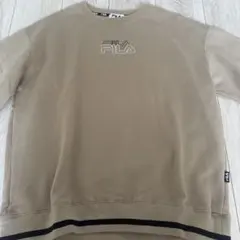 FILA スウェット トレーナー ベージュのサムネイル