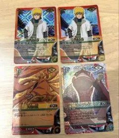 3枚 NARUTO カードゲーム 四代目火影＆ガマブン太 忍-129 忍-391