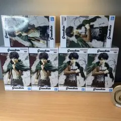 進撃の巨人 Grandista リヴァイ エレン フィギュア 6個セット