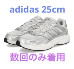 adidas シルバー ランニングシューズ